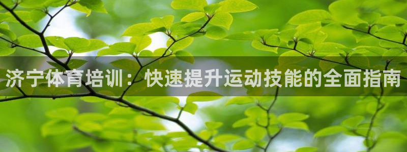 欧陆娱乐平台登录不上去了：济宁体育培训：快速提升运动
