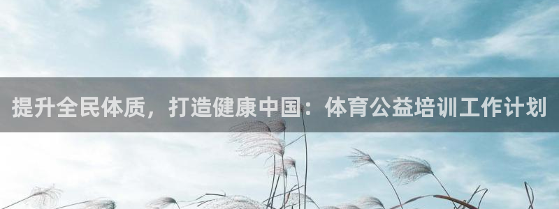 欧陆娱乐是什么：提升全民体质，打造健康中国：体育公益培训工作